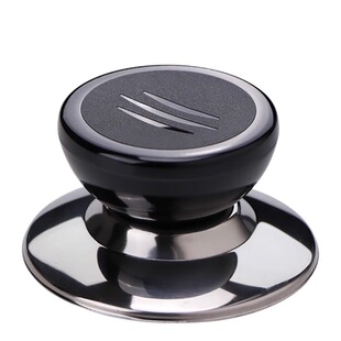 锅盖把手顶帽盖头通用玻璃盖头帽配件蒸锅不锈钢柄炒锅平底锅防烫