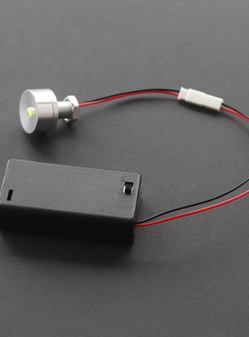 冰蓝光五号电池灯3V冷光蓝色卧室氛围灯浅蓝电子灯3伏冰蓝色led灯