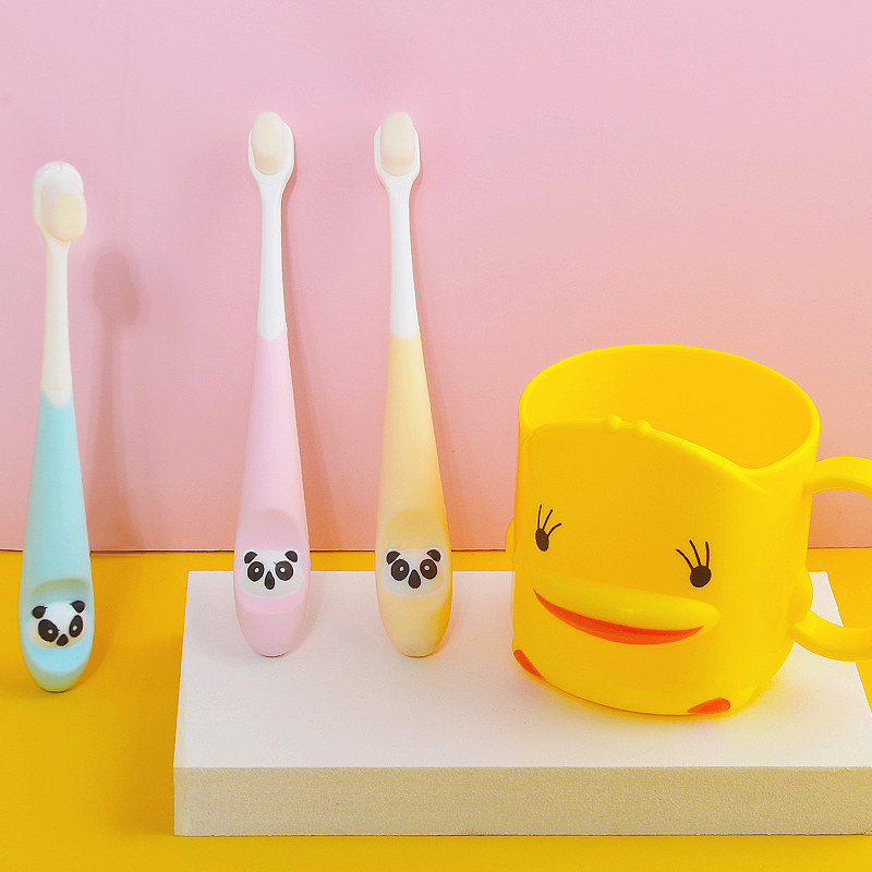 儿童牙刷万毛软毛乳牙刷1-2-3-4-5-6岁婴幼儿护齿刷宝宝牙膏套装,婴童洗护,乳牙刷/训练牙刷/护齿牙刷,淘宝优惠券,粉丝福利购,淘宝优惠卷