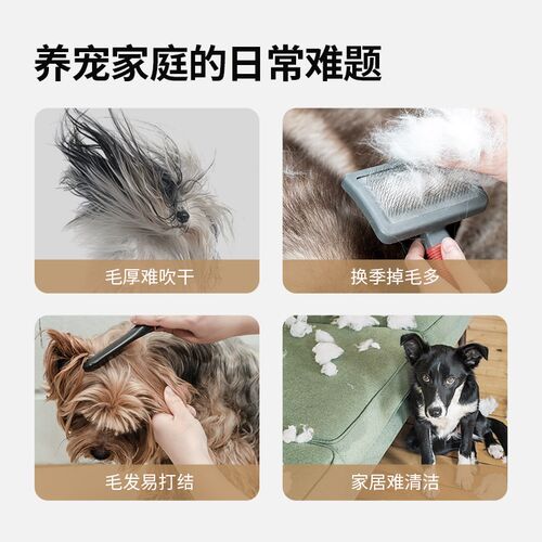 GULIGULI高速吹吸剃剪理毛器大型狗狗猫洗澡烘干专用吹水机