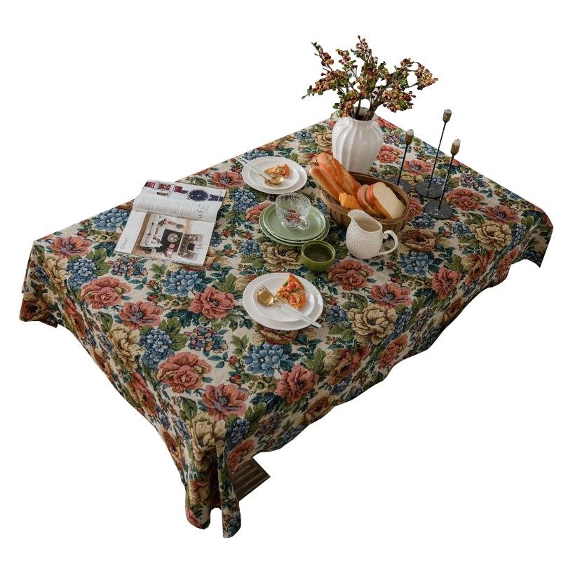 桌布美式餐桌垫茶几台布长方形宿舍学习桌书桌家用正方形布艺盖布,居家布艺,桌布,淘宝优惠券,粉丝福利购,淘宝优惠卷