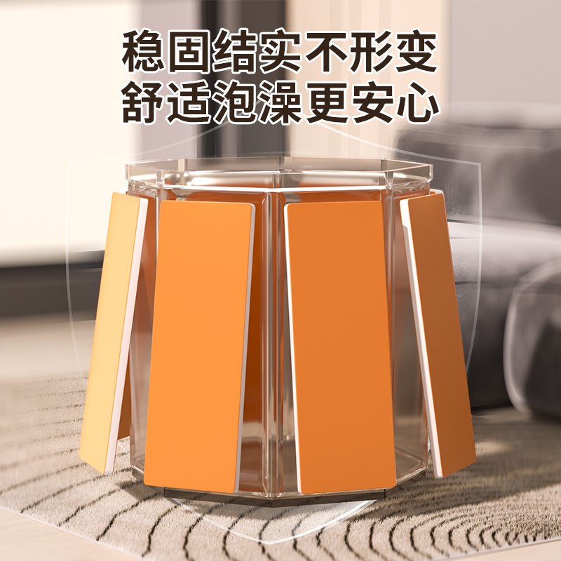 可折叠泡脚桶养生家用成人过小腿加厚保温高深桶冬天洗脚盆袋神器