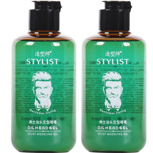 爱发丝STYLIST造型师油头啫喱膏男士特硬定型背头水润啫喱水持久