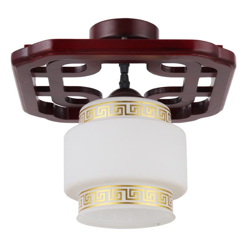 中式小吊灯实木方形仿云石玻璃过道阳台走道灯楼道灯玄关卧室吊灯,家装灯饰光源,床头/玄关/吧台/过道吊灯,淘宝优惠券,粉丝福利购,淘宝优惠卷