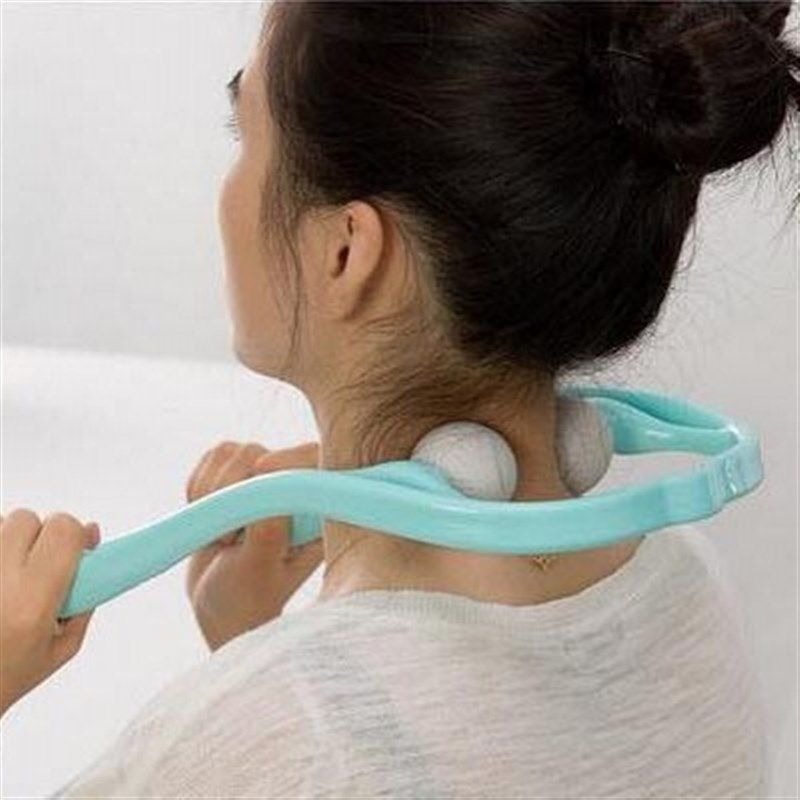 肩颈按摩器滚轮颈部U型手动淋巴按摩仪家用颈椎肩膀按摩球夹脖子,个人护理/保健/按摩器材,其它按摩器材,淘宝优惠券,粉丝福利购,淘宝优惠卷