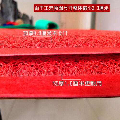 商店门口丝圈地垫家用入户出入平安脚垫欢迎光临地毯门垫蹭泥垫子