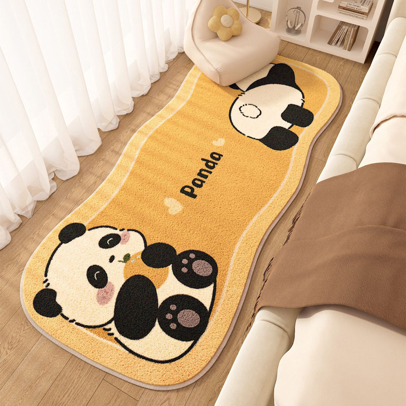 儿童可爱牀前小地毯卧室牀边毯家用卡通地垫长条牀下牀尾毯可机洗,居家布艺,床边毯,淘宝优惠券,粉丝福利购,淘宝优惠卷