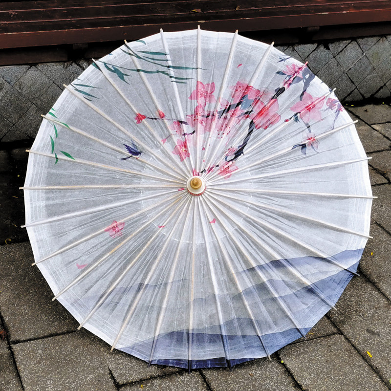 油纸伞古风女防雨防晒实用纯手工传统汉服江南中国风男古典油纸伞