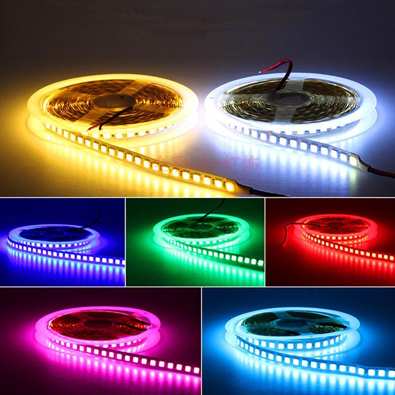 高亮12V伏5050单排120珠LED单色暖白红绿蓝光灯带七彩RGB变色灯条,家装灯饰光源,室内LED灯带,淘宝优惠券,粉丝福利购,淘宝优惠卷