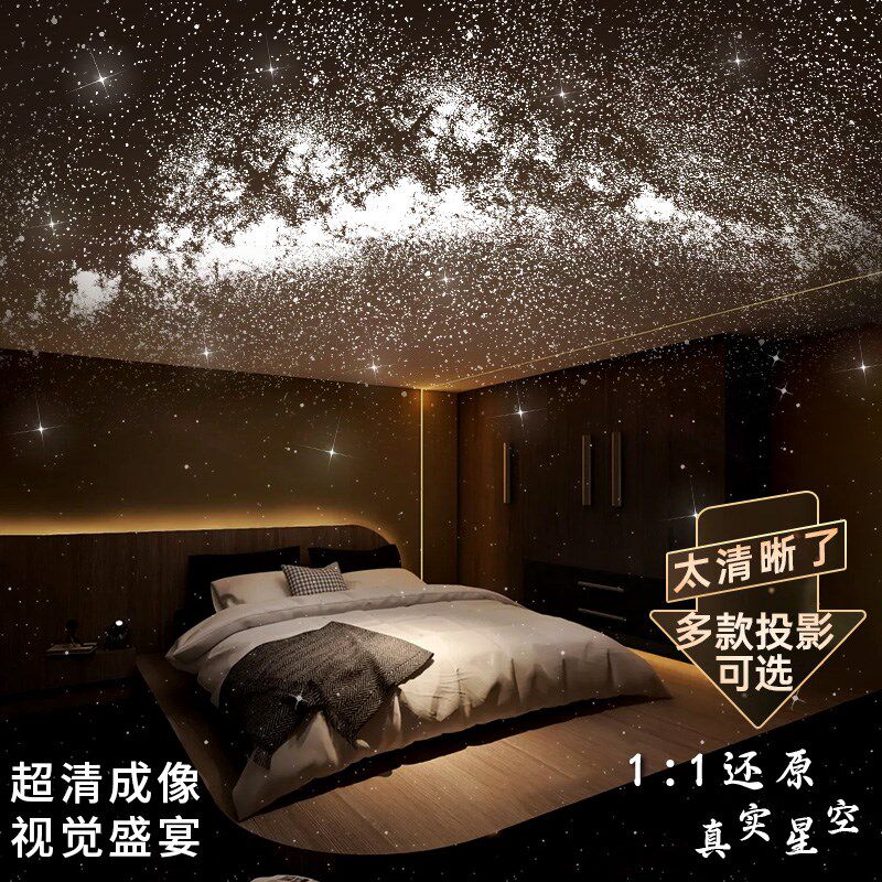 罗趣星空灯投影盘高清菲林片个性定制迷你盘52款投影图案自选