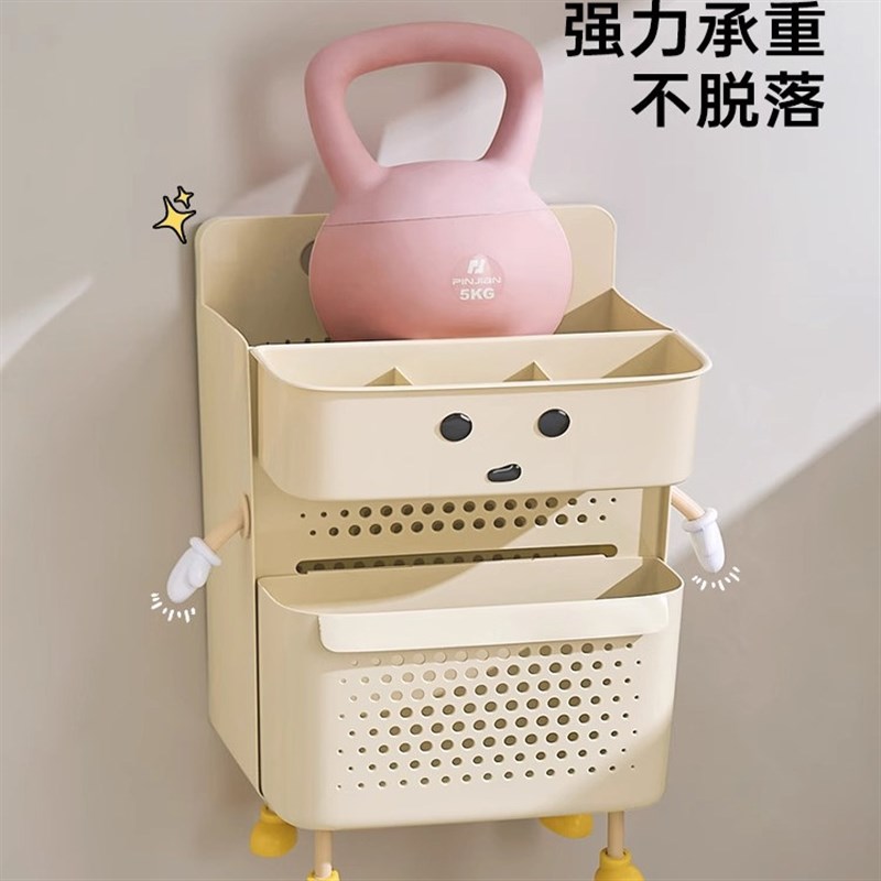 雨伞架收纳架免打孔壁挂入户门口雨伞收纳筐可爱大容量雨伞收纳桶