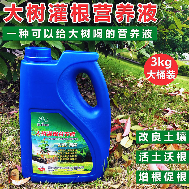 树木移栽灌根营养液大树移植定根水果树抗病生根活力素苗木壮苗剂