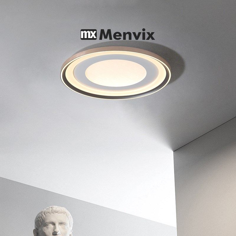 Menvix全光谱护眼卧室吸顶灯创意云海北欧大气书房圆形智能LED灯