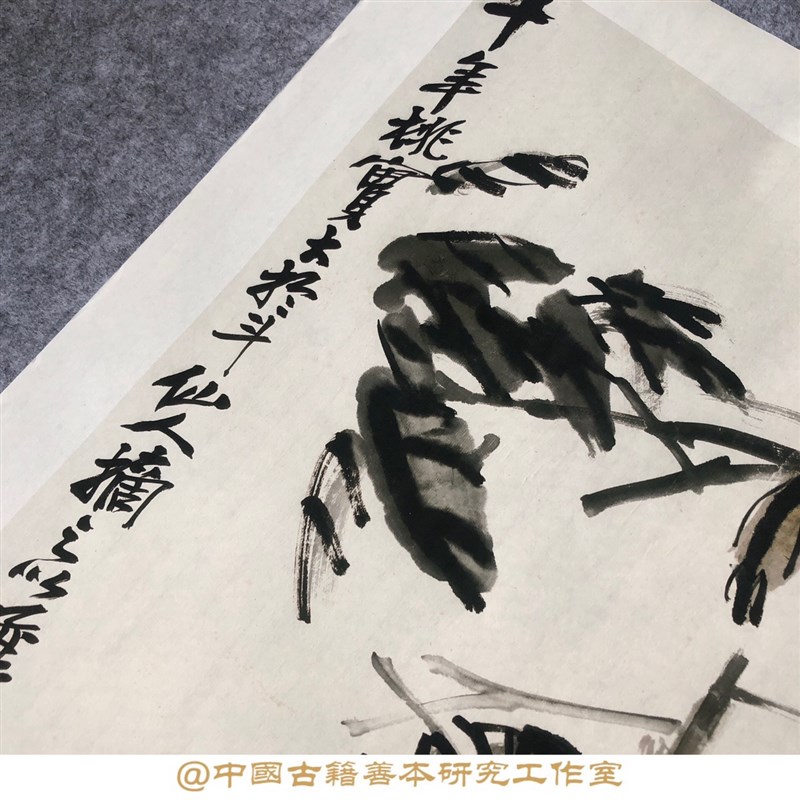 吴昌硕花卉四条屏中国画原色高清艺术微喷宣纸高清印制临摹装饰画