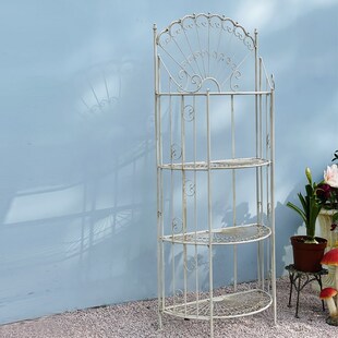 室外庭院铁艺花架落地户外花园阳台布置盆栽装饰摆件多层置物架