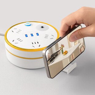 智能牛可伸缩多功能插座家用插排多孔转换器插头面板智能插线板