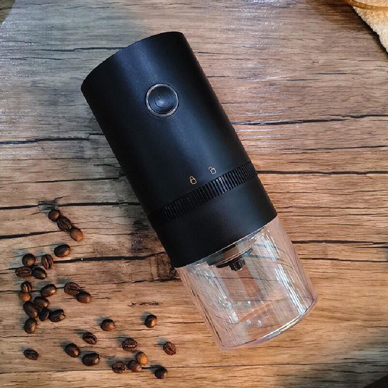 电动咖啡研磨机磨粉机全自动家用研磨器充电款小型磨X豆机手摇手