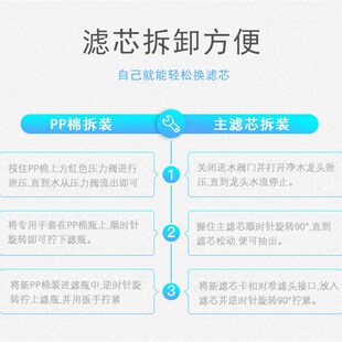 滨特尔爱惠浦净水器H100滤芯H104主滤芯EVP-6000 EVP3000EV961116