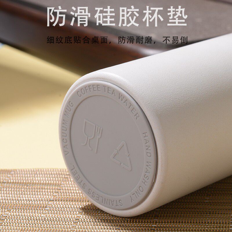 高档陶瓷内胆智能保温杯女男士泡茶水杯装中药学生来图定制印照片