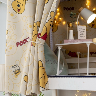 大学加厚强遮光学生宿舍床帘上铺女寝室下铺蚊帐一体式卡通动漫