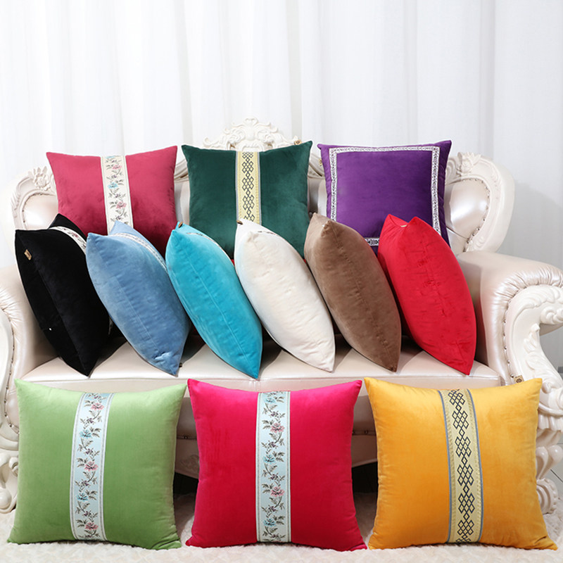 抱枕沙发欧式美式简约靠垫办公室腰枕床上靠背汽车护腰靠垫抱枕套,居家布艺,靠垫/抱枕,淘宝优惠券,粉丝福利购,淘宝优惠卷
