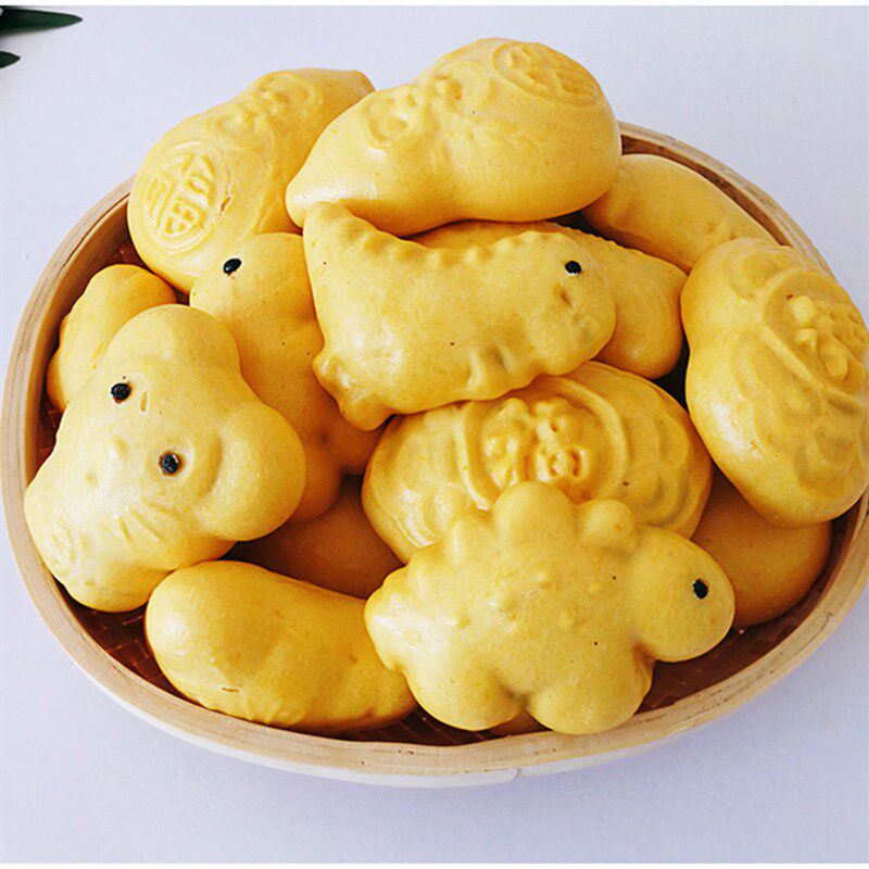 儿童卡通立体花样馒头面食月饼烘焙模具绿豆糕点心南瓜饼手工木模