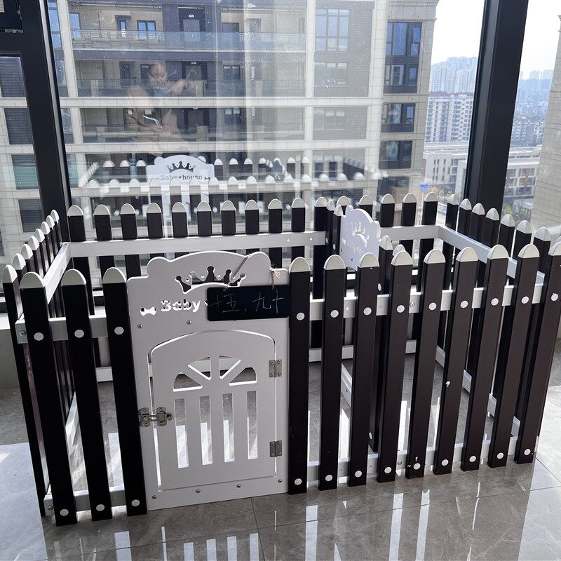 训厕宠物围栏狗栅栏带隔断厕所分开室内小狗豪华别墅套间柯基斗牛