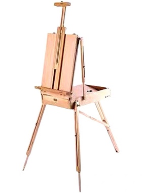 法式新款婚纱摄影道具外景旅拍田园风格画架复古油画黑色弯把竹伞