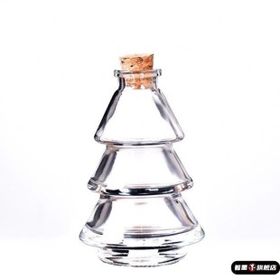 DIY许愿瓶星空瓶彩虹瓶漂流瓶幸运星玻璃瓶瓶布丁瓶创意糖果罐子N