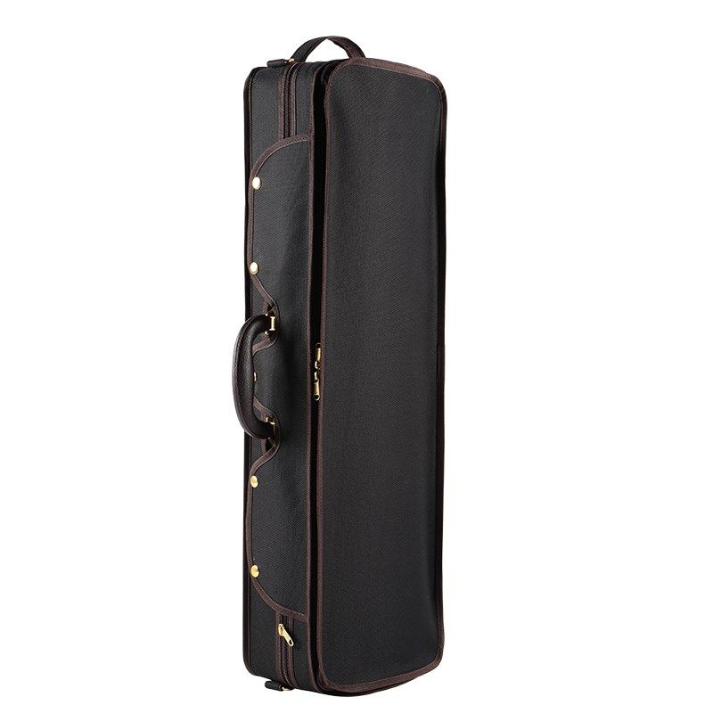 沉思演奏小提琴盒抗震防水恒温小提琴琴盒放4把琴弓可上飞机