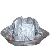 家用美发剃发围裙 子防静电不沾发自剪发斗篷理发围布 新款 带长袖