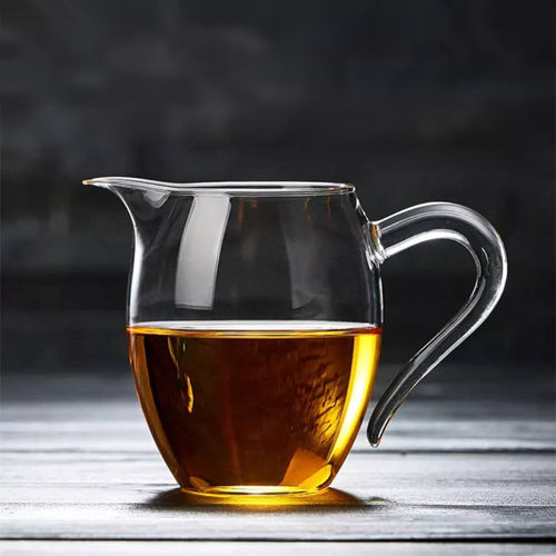 手把防烫公道杯玻璃功夫茶具套装公杯分茶杯耐热配件茶器加厚高档
