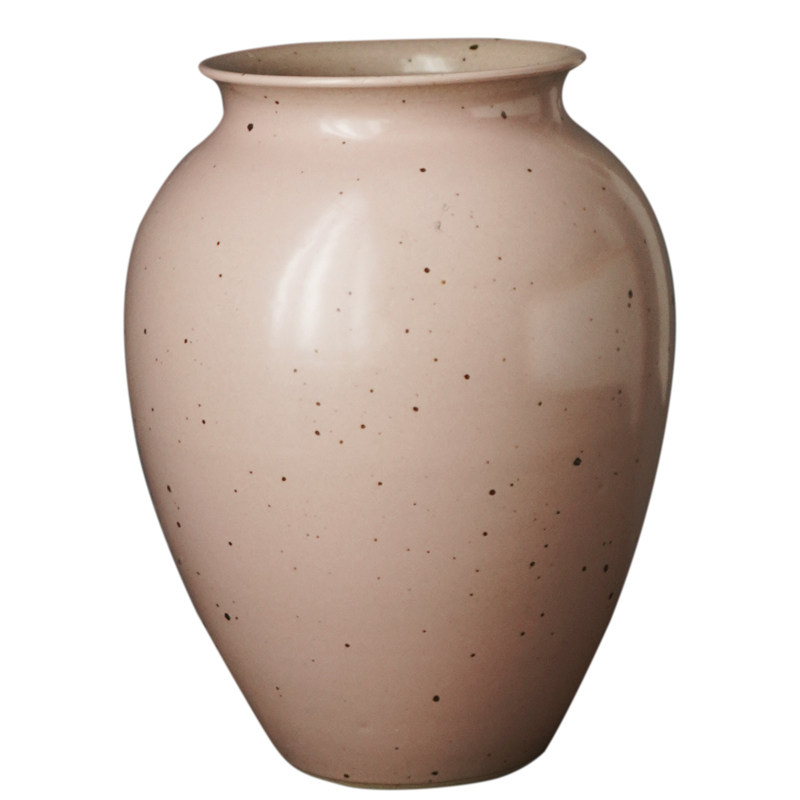 梵悦 景德镇手工复古粗陶粉色陶瓷花瓶 文艺卧室客厅插鲜花不漏水,家居饰品,花瓶,淘宝优惠券,粉丝福利购,淘宝优惠卷