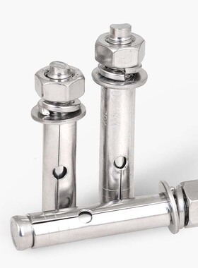 316不锈钢膨胀螺丝钉外拉爆螺栓M6M8M10M12*50x60x70x80x100x120