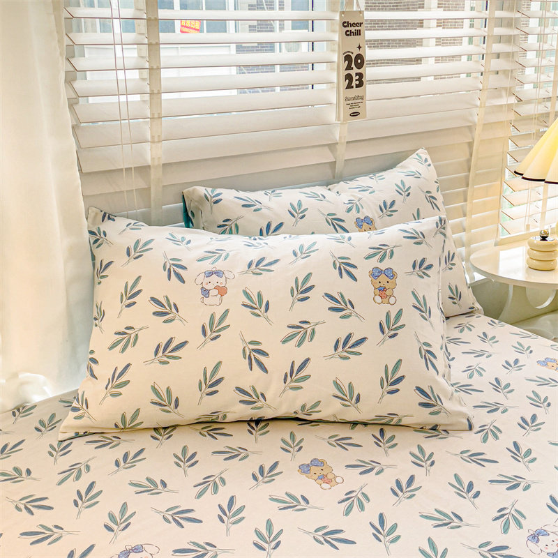 儿童卡通全棉枕套男孩女孩幼儿园枕芯套枕头罩48*74纯棉单人枕套