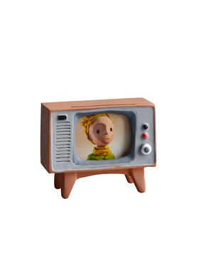 定制照片日式家居摆件电视机模型迷你圣诞节礼物生日送男生女创意