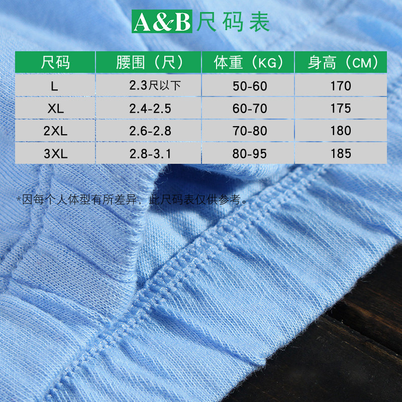 ab内裤男士纯棉抗菌高腰三角裤全棉大码宽松中老年人爸爸短裤0922,女士内衣/男士内衣/家居服,平角裤,淘宝优惠券,粉丝福利购,淘宝优惠卷
