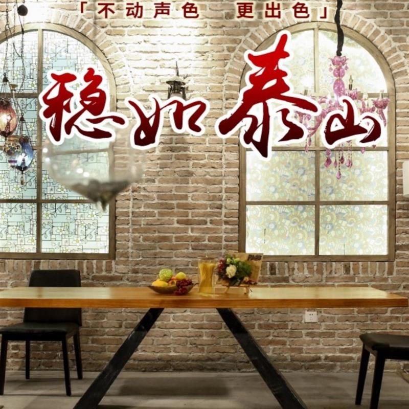 LOFT工业风订制美式实木桌原木复古餐桌办公桌 咖啡厅酒吧餐厅桌