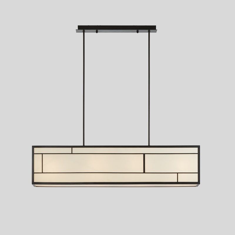 新中式吊灯设计禅意新中式简约样板房餐厅茶室酒店前台铁艺吊灯,家装灯饰光源,餐厅吊灯,淘宝优惠券,粉丝福利购,淘宝优惠卷