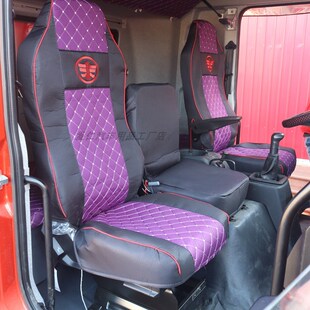 解放J6PJH6J6L天V龙VH悍V途V货车用品专用绗绣卧铺套四季 饰 座套装