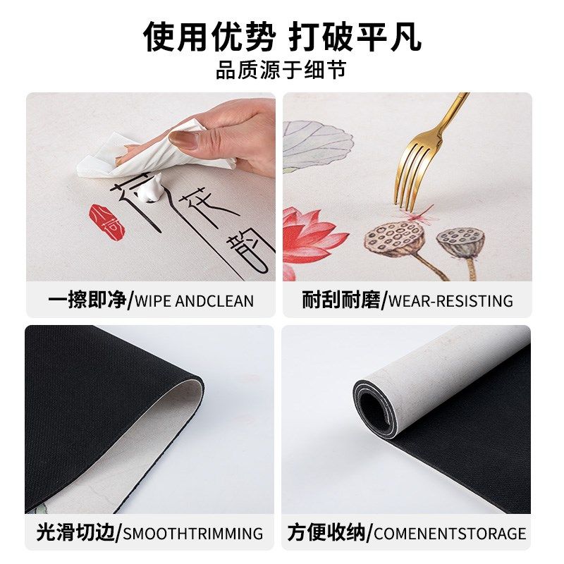 国风长条茶桌垫布茶巾垫子新中式皮革茶席禅意桌旗防水茶台布桌布,居家布艺,茶席,淘宝优惠券,粉丝福利购,淘宝优惠卷
