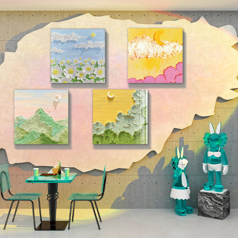 网红蛋糕店墙面贴纸挂画门口装饰吸引人烘焙面包甜品背景创意摆件,家居饰品,文化墙贴,淘宝优惠券,粉丝福利购,淘宝优惠卷