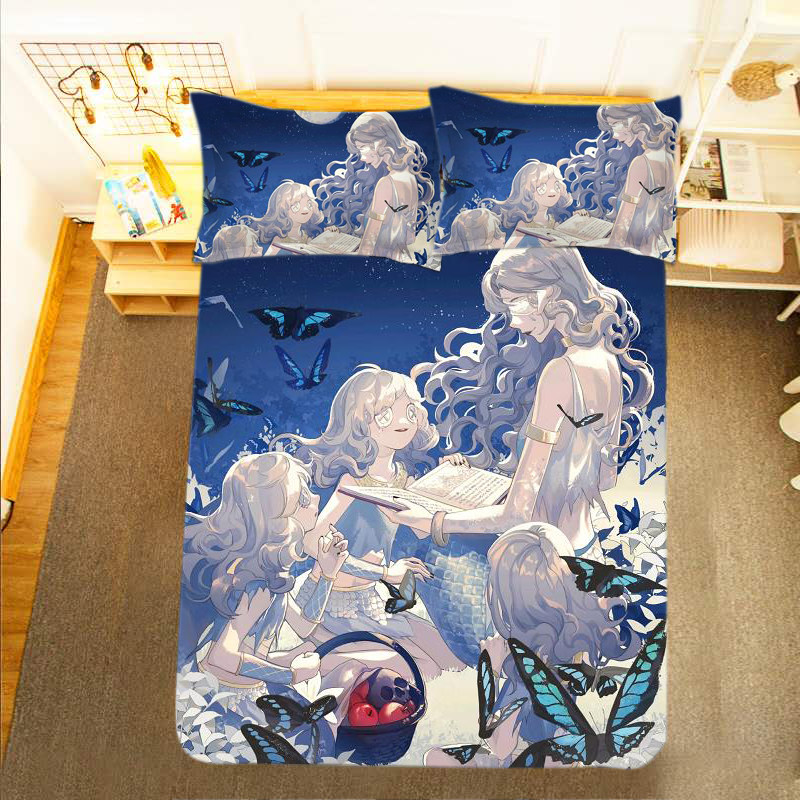 二次元定制第五人格床单被套宅男动漫游戏四件套学生宿舍床上用品,床上用品,床单定制定做,淘宝优惠券,粉丝福利购,淘宝优惠卷