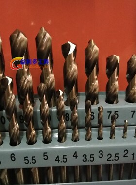 M35高钴台旺高钴钻头套装套盒13件19件25件41件51件1-6mm6-10mm