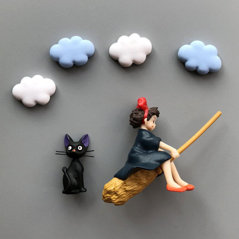 优质小女孩3D立体小女巫冰箱贴磁贴卡通动漫吸铁石一套装磁性贴,家居饰品,冰箱贴,淘宝优惠券,粉丝福利购,淘宝优惠卷