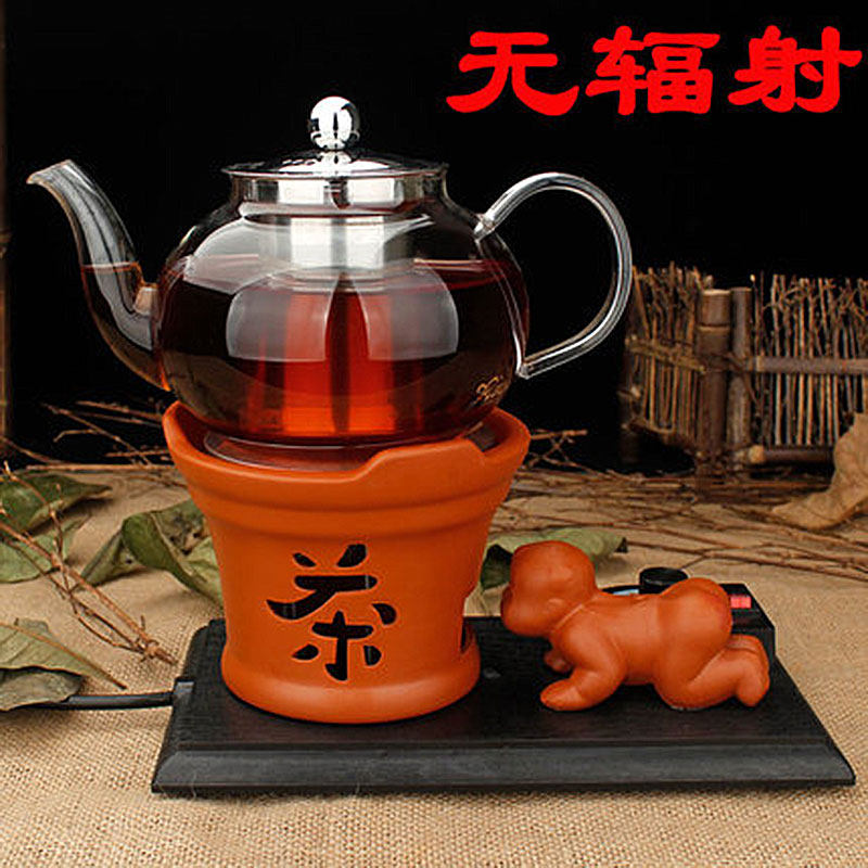 无辐射电陶炉玻璃茶壶套装电热炉电炉煮茶炉泡茶壶功夫茶具家用