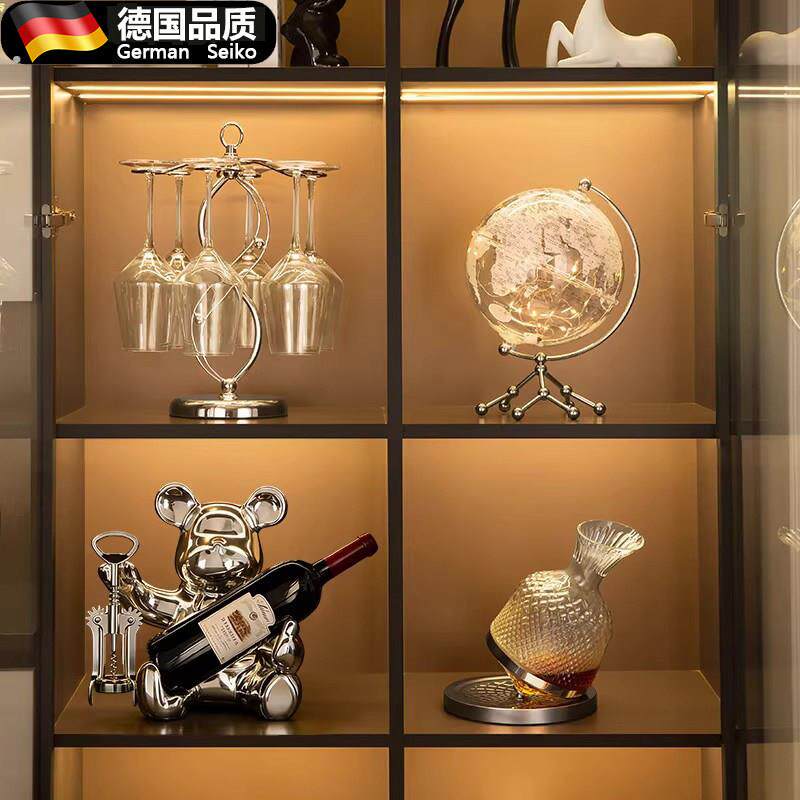 轻奢红酒架摆件高档客厅2026新款酒柜电视柜餐柜套装组合装饰品