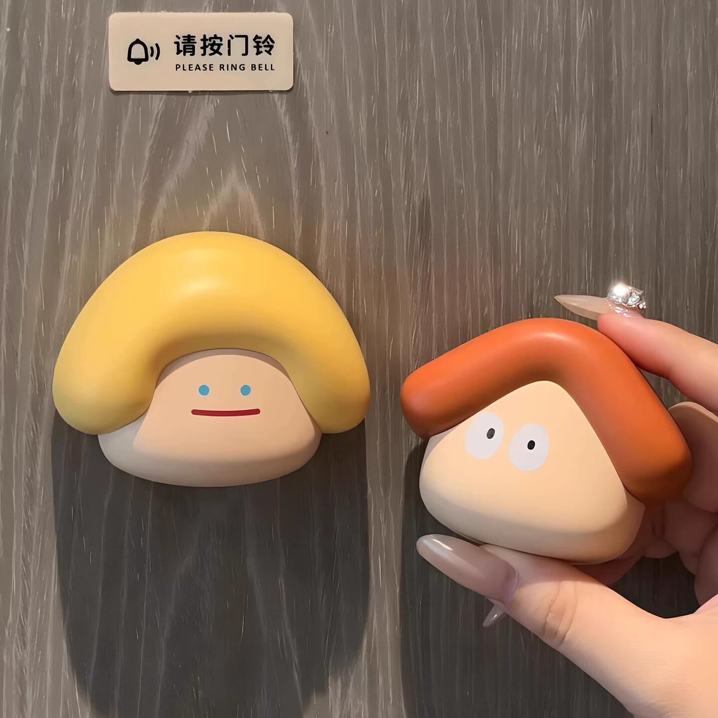 皮特露西门铃家用无线呼叫器远距离感应两件式免布线手按响铃可爱