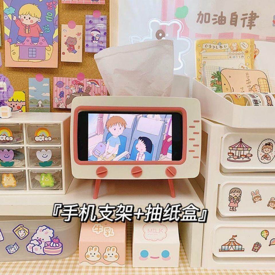 手机桌面支架复古电视机手机桌面手机支架/手机座
