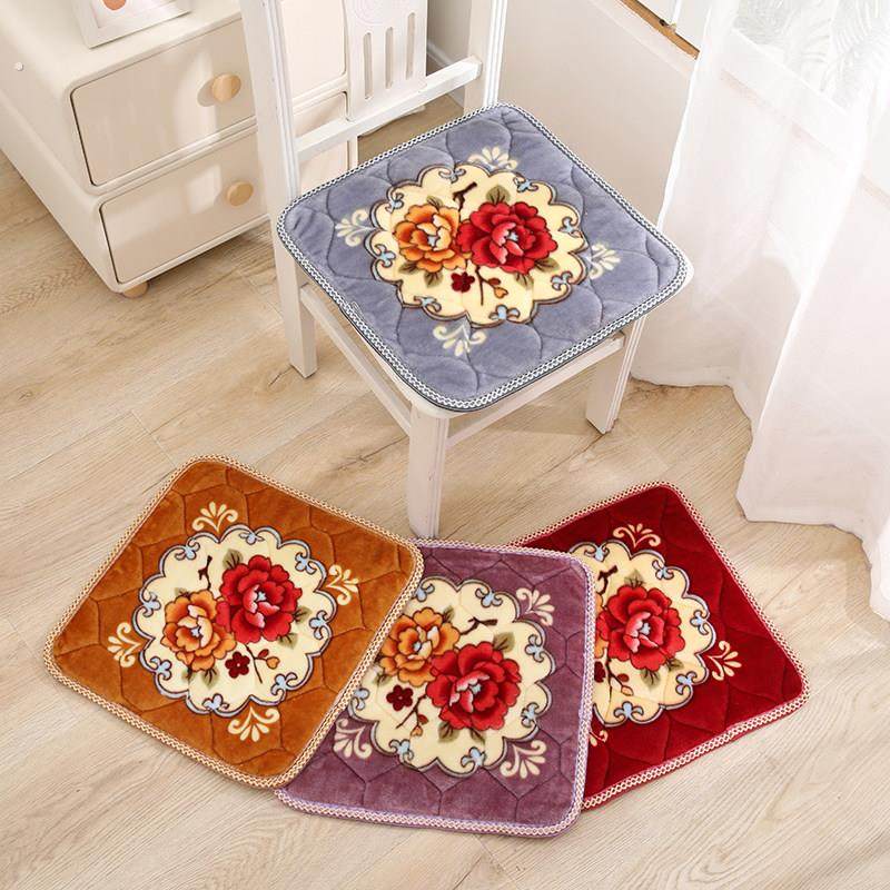 加厚毛绒坐垫冬季保暖办公室防滑椅子沙发餐椅方形凳子垫,居家布艺,椅垫,淘宝优惠券,粉丝福利购,淘宝优惠卷